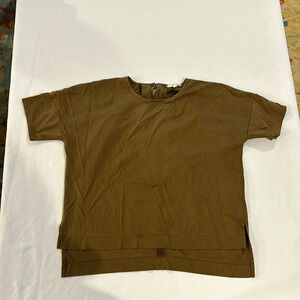 Madewell Brown Short Sleeve Top